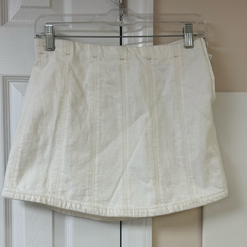 Zara White Mini Skirt
